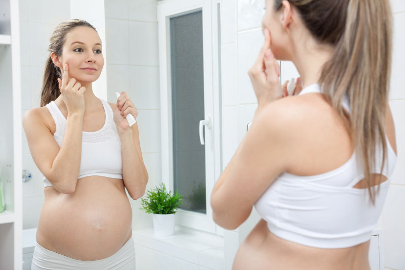 Прыщи во время беременности
